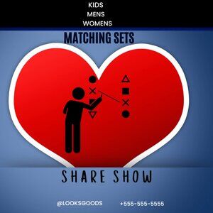 MATCHING SETS SHARE SHOW BRING ANYTHING THAT HAS A MATCH
